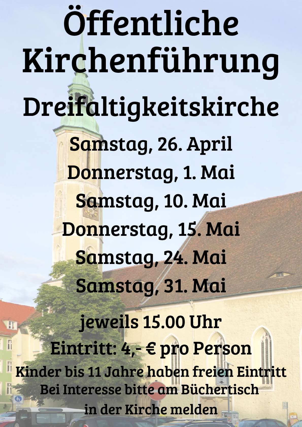 Öffentliche Kirchenführung