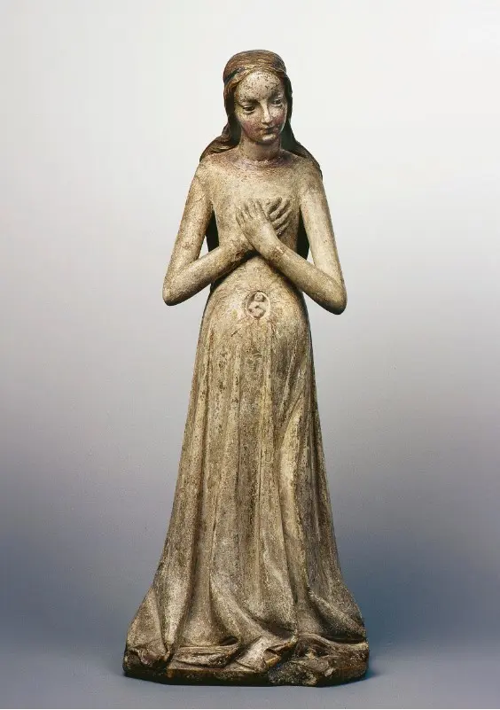 Maria in der Hoffnung (um 1390)- ein Meisterwerk des schönen Stils aus Prag