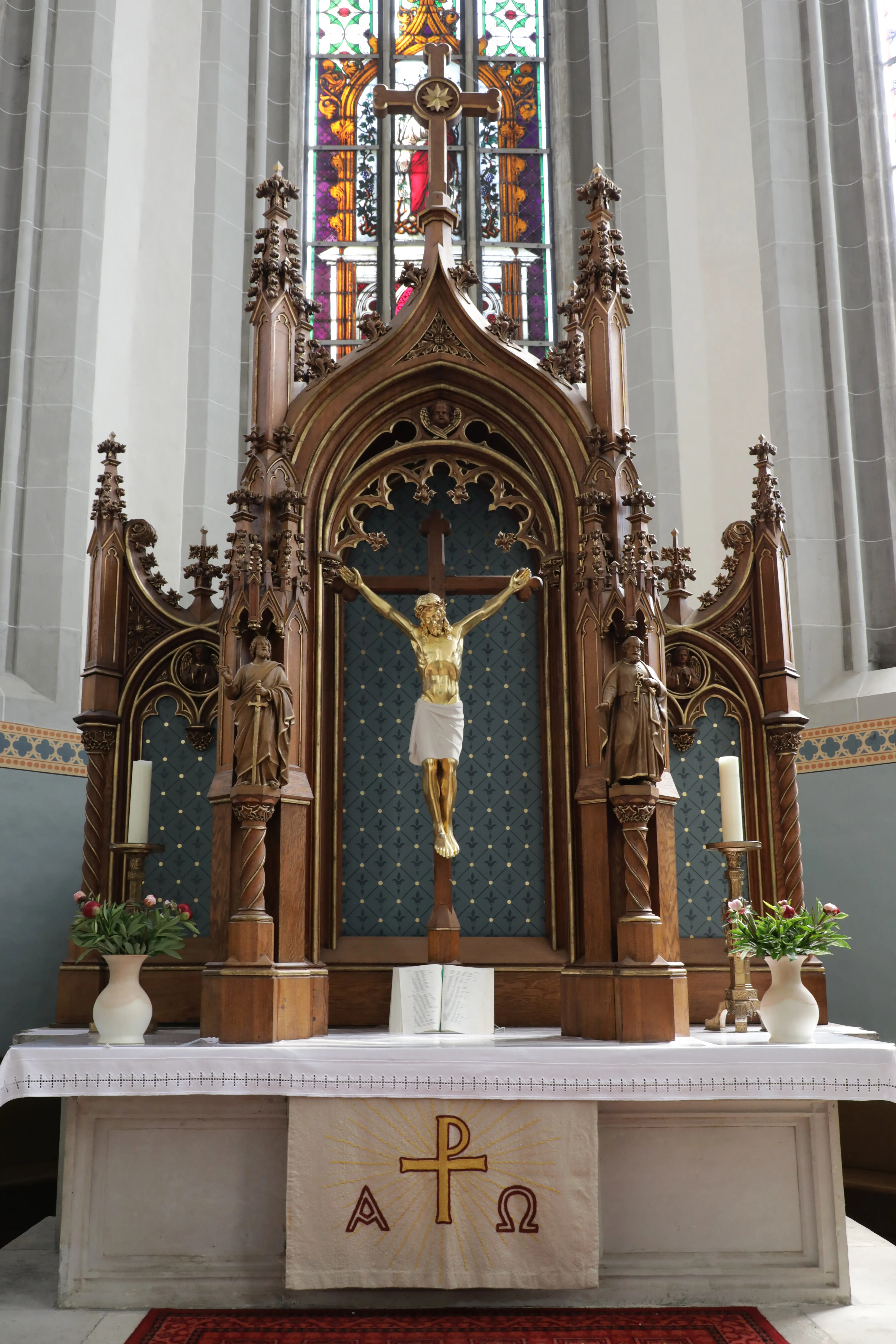 Altar mit Retabulum von Franz Schneider (1870/1871)